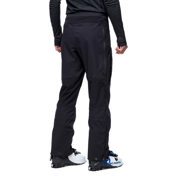 Black Diamond Dawn Patrol Hybrid Ski Pants Mens Black Large *Recco Avalanche NEW - Picture 4 of 6
